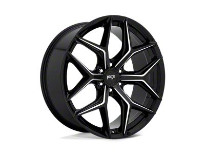 XD Double Deuce Satin Black 8-Lug Wheel; 20x10; -18mm Offset (15-19 Sierra 2500 HD)