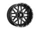 XD Grenade Gloss Black 8-Lug Wheel; 20x9; 0mm Offset (15-19 Sierra 2500 HD)