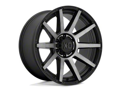 XD Outbreak Satin Black with Gray Tint 8-Lug Wheel; 18x9; 0mm Offset (15-19 Sierra 2500 HD)