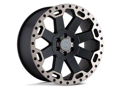 XD Rockstar III Matte Black Machined 8-Lug Wheel; 17x9; -12mm Offset (15-19 Sierra 2500 HD)