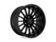 XD Whiplash Satin Black 8-Lug Wheel; 20x9; 0mm Offset (15-19 Sierra 2500 HD)