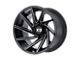 XD Cyclone Satin Black Milled 8-Lug Wheel; 20x10; -18mm Offset (15-19 Sierra 3500 HD SRW)