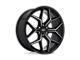 XD Double Deuce Satin Black 8-Lug Wheel; 20x10; -18mm Offset (15-19 Sierra 3500 HD SRW)