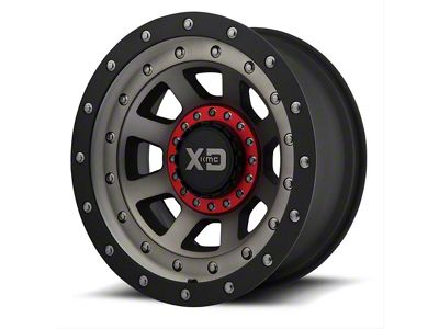 XD FMJ Satin Black with Dark Tint 8-Lug Wheel; 20x9; 0mm Offset (15-19 Sierra 3500 HD SRW)