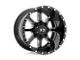 XD Mammoth Gloss Black Milled 8-Lug Wheel; 20x12; -44mm Offset (15-19 Sierra 3500 HD SRW)