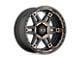 XD Spy II Satin Black Dark Tint 8-Lug Wheel; 20x9; 0mm Offset (15-19 Sierra 3500 HD SRW)