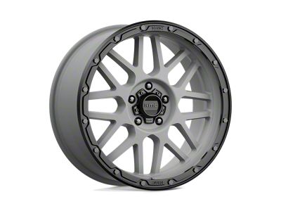 XD Demodog Gloss Black Milled 8-Lug Wheel; 20x9; 18mm Offset (15-19 Silverado 3500 HD SRW)