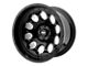 XD Heist Gloss Black Milled Center with Chrome Lip 8-Lug Wheel; 22x10; -18mm Offset (15-19 Silverado 3500 HD SRW)