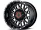 XD Snare Satin Black 8-Lug Wheel; 20x9; 18mm Offset (15-19 Silverado 3500 HD SRW)