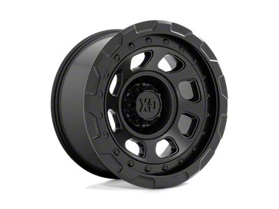 XD Storm Satin Black 8-Lug Wheel; 20x9; 0mm Offset (15-19 Silverado 3500 HD SRW)