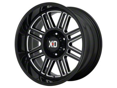 XD Cage Gloss Black Milled 6-Lug Wheel; 20x10; -18mm Offset (15-20 Tahoe)