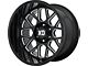 XD Grenade 2 Gloss Black Milled 6-Lug Wheel; 20x9; 0mm Offset (15-20 Tahoe)