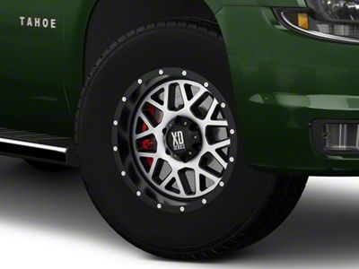 XD Grenade Satin Black Machined 6-Lug Wheel; 18x9; -12mm Offset (15-20 Tahoe)