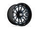 XD Phoenix Metallic Blue Milled with Black Lip 6-Lug Wheel; 20x9; 18mm Offset (15-20 Tahoe)