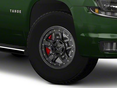 XD Rockstar III Matte Black 6-Lug Wheel; 17x8; 20mm Offset (15-20 Tahoe)