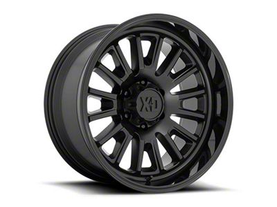 XD Rover Satin Black with Gloss Black Lip 6-Lug Wheel; 22x10; -18mm Offset (15-20 Tahoe)