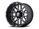 XD Grenade Satin Black Milled 6-Lug Wheel; 20x12; -44mm Offset (15-20 Yukon)