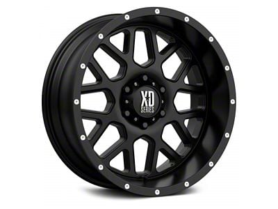 XD Grenade Satin Black 6-Lug Wheel; 20x9; 18mm Offset (15-20 Yukon)