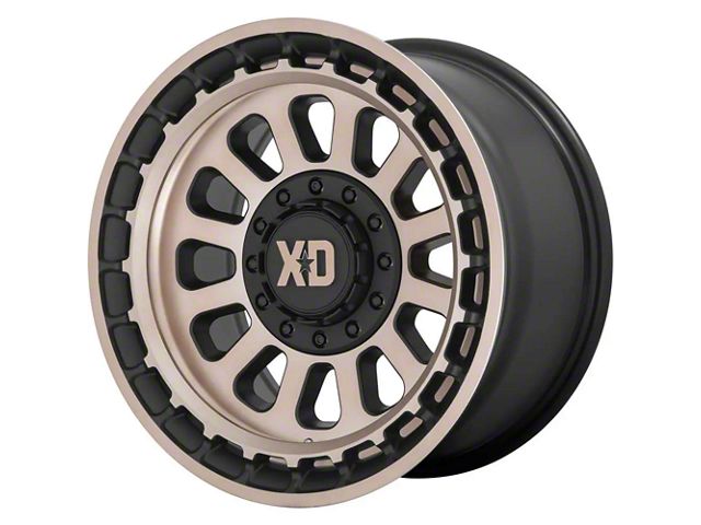XD Omega Satin Black with Bronze Tint 6-Lug Wheel; 20x10; -18mm Offset (15-20 Yukon)