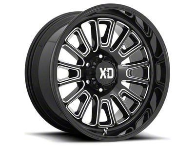 XD Rover Gloss Black Milled 6-Lug Wheel; 22x10; -18mm Offset (15-20 Yukon)