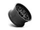 XD Rover Satin Black with Gloss Black Lip 8-Lug Wheel; 22x10; -18mm Offset (17-22 F-250 Super Duty)
