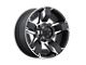 XD Rockstar II Matte Black Machined 8-Lug Wheel; 17x8; 10mm Offset (17-22 F-350 Super Duty SRW)