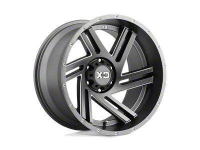 XD Swipe Satin Gray Milled 8-Lug Wheel; 18x9; 18mm Offset (17-22 F-350 Super Duty SRW)