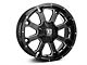 XD Buck 25 Gloss Black Milled 6-Lug Wheel; 20x9; 0mm Offset (99-06 Sierra 1500)