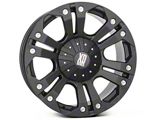 XD Monster Matte Black 6-Lug Wheel; 18x9; 18mm Offset (99-06 Sierra 1500)