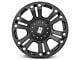 XD Monster Matte Black 6-Lug Wheel; 18x9; 18mm Offset (99-06 Sierra 1500)