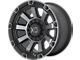 XD Gauntlet Satin Black with Gray Tint 6-Lug Wheel; 20x9; 0mm Offset (99-06 Silverado 1500)