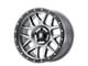 XD Bully Matte Gray with Black Ring 6-Lug Wheel; 16x8; 0mm Offset (19-23 Ranger)