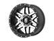 XD Machete Machined Face with Black Ring 6-Lug Wheel; 16x8; 0mm Offset (19-23 Ranger)