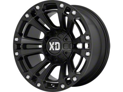 XD Monster 3 Satin Black 5-Lug Wheel; 20x9; 18mm Offset (02-08 RAM 1500, Excluding Mega Cab)