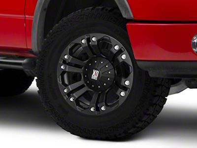 XD Monster Matte Black 6-Lug Wheel; 18x9; -12mm Offset (04-08 F-150)