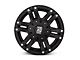 XD Monster II Matte Black 6-Lug Wheel; 18x9; 18mm Offset (07-13 Silverado 1500)