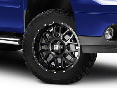 XD Grenade Satin Black 6-Lug Wheel; 20x9; 0mm Offset (07-13 Sierra 1500)