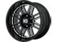 XD Cage Gloss Black Milled 6-Lug Wheel; 20x10; -18mm Offset (07-13 Silverado 1500)