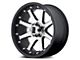 XD Addict Matte Black Machined 5-Lug Wheel; 18x9; -12mm Offset (09-18 RAM 1500)