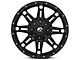 XD Monster II Matte Black 5-Lug Wheel; 17x9; 30mm Offset (09-18 RAM 1500)