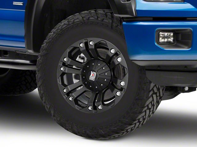 XD Monster Matte Black 6-Lug Wheel; 18x9; -12mm Offset (15-20 F-150)