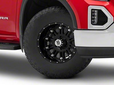 XD Hoss Gloss Black 6-Lug Wheel; 18x9; 18mm Offset (19-25 Sierra 1500)