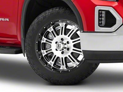 XD Hoss Gloss Black Machined 6-Lug Wheel; 22x9.5; 30mm Offset (19-25 Sierra 1500)