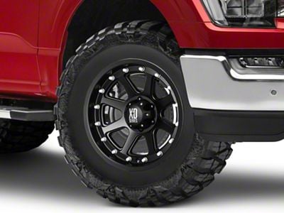 XD Addict Matte Black 6-Lug Wheel; 18x9; 18mm Offset (21-24 F-150)