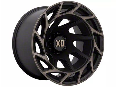 XD Onslaught Satin Black with Bronze Tint 8-Lug Wheel; 20x10; -18mm Offset (23-24 F-250 Super Duty)