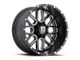 XD Grenade Satin Black Milled 6-Lug Wheel; 18x9; -12mm Offset (2024 Ranger)