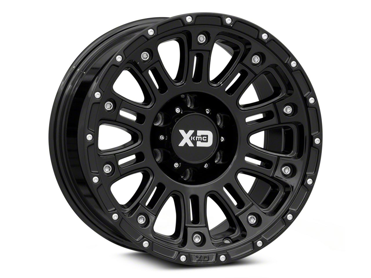 XD Ranger Hoss II Gloss Black 6-Lug Wheel; 20x9; 18mm Offset ...