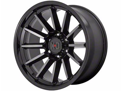 XD Luxe Gloss Black Machined with Gray Tint 6-Lug Wheel; 17x9; 0mm Offset (2024 Ranger)