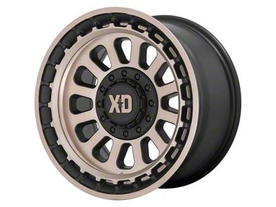 XD Omega Satin Black with Bronze Tint 6-Lug Wheel; 20x10; -18mm Offset (2024 Ranger)