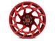 XD Onslaught Candy Red 6-Lug Wheel; 22x12; -44mm Offset (2024 Ranger)